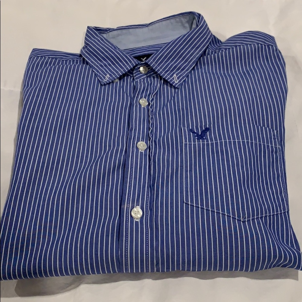 American Eagle Men’s Long Sleeve Button Down Shirt